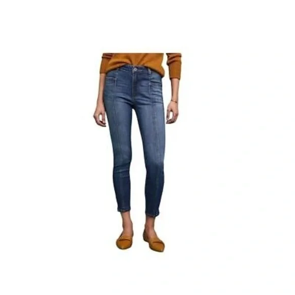 Pilcro & The Letterpress Size 27 High Rise Denim Legging Stretch - Picture 2 of 16